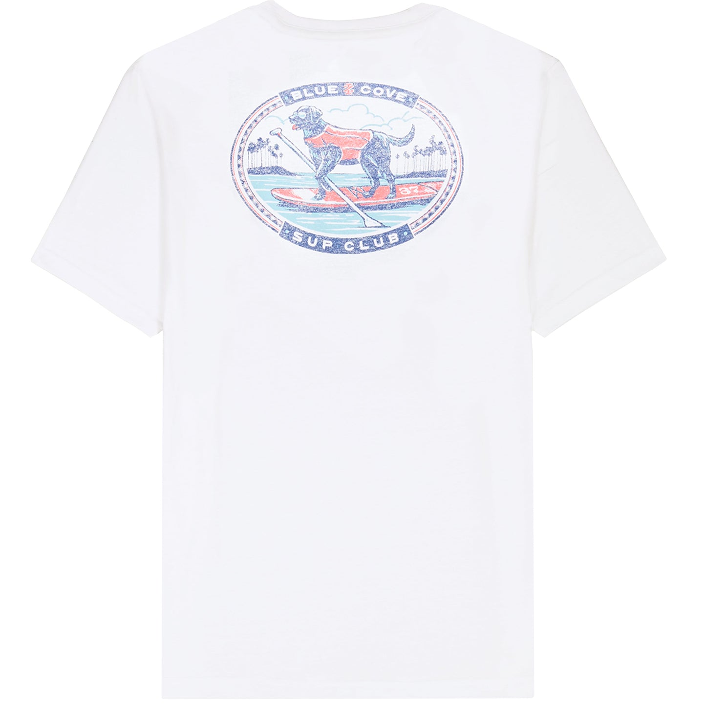 Izod SALTWATER S/S GRAPHIC TEE - BRIGHT WHITE