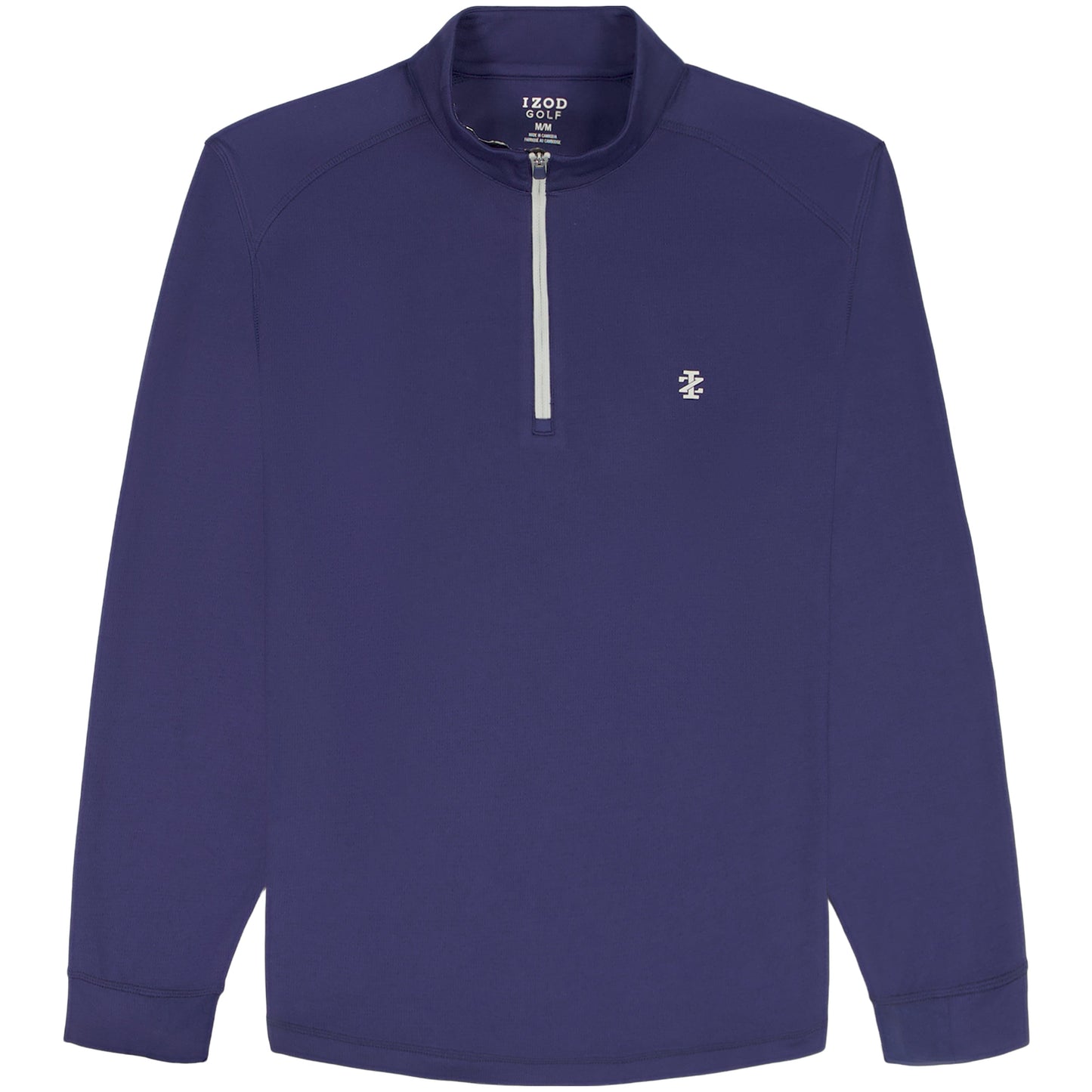 Izod GOLF SWINGFLEX MESH 1/4 ZIP - MEDIEVAL BLUE