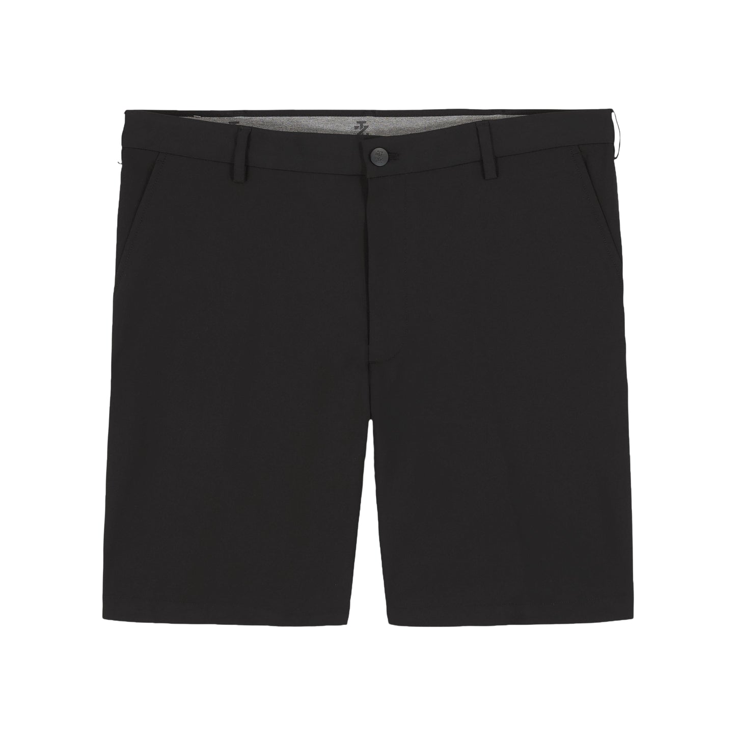 Izod Non-Iron Stretch Straight Fit Flat Front Traveler Short - Black