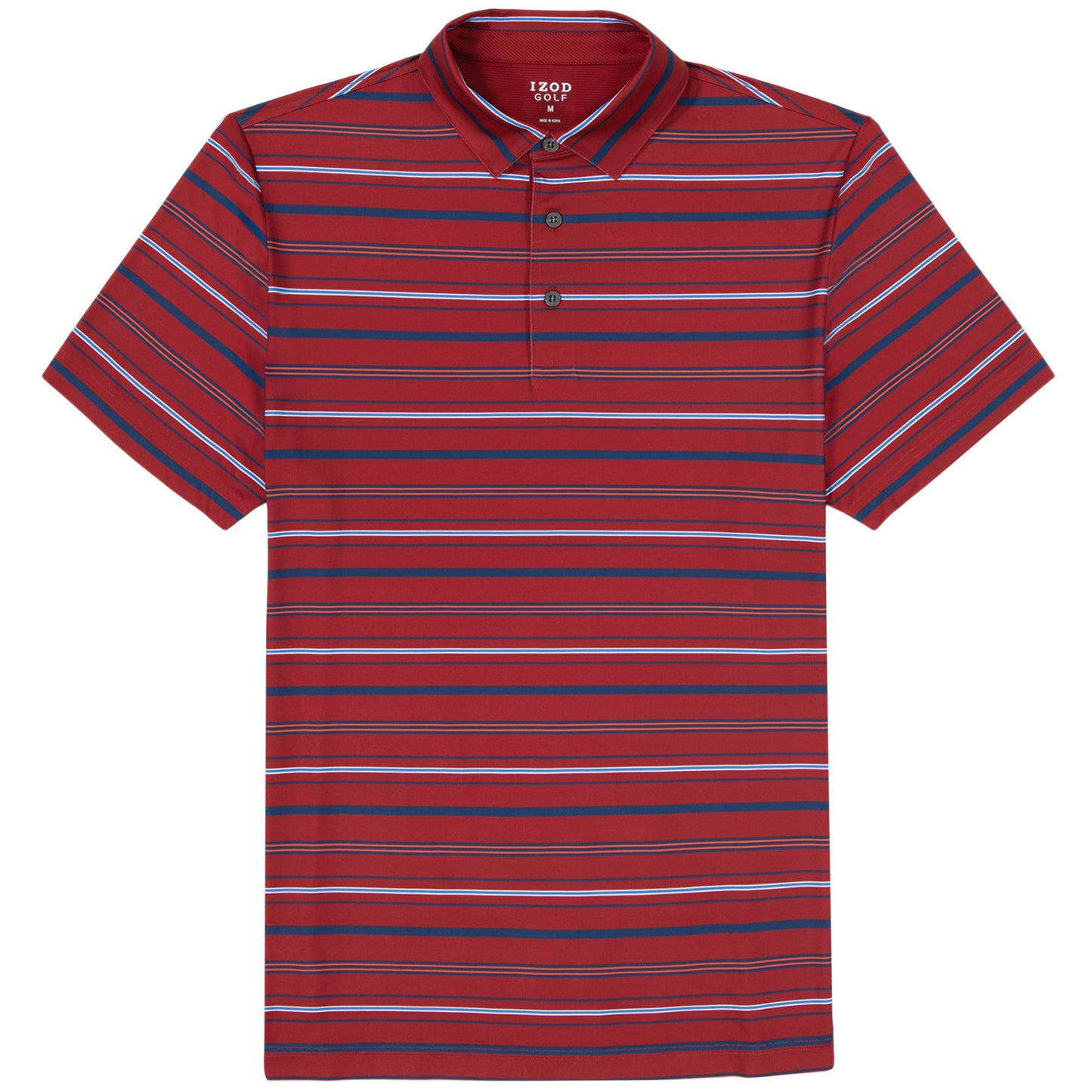 Izod GOLF SWINGFLEX ELITE SHORT SLEEVE POLO - SUNDRIED TOMATO
