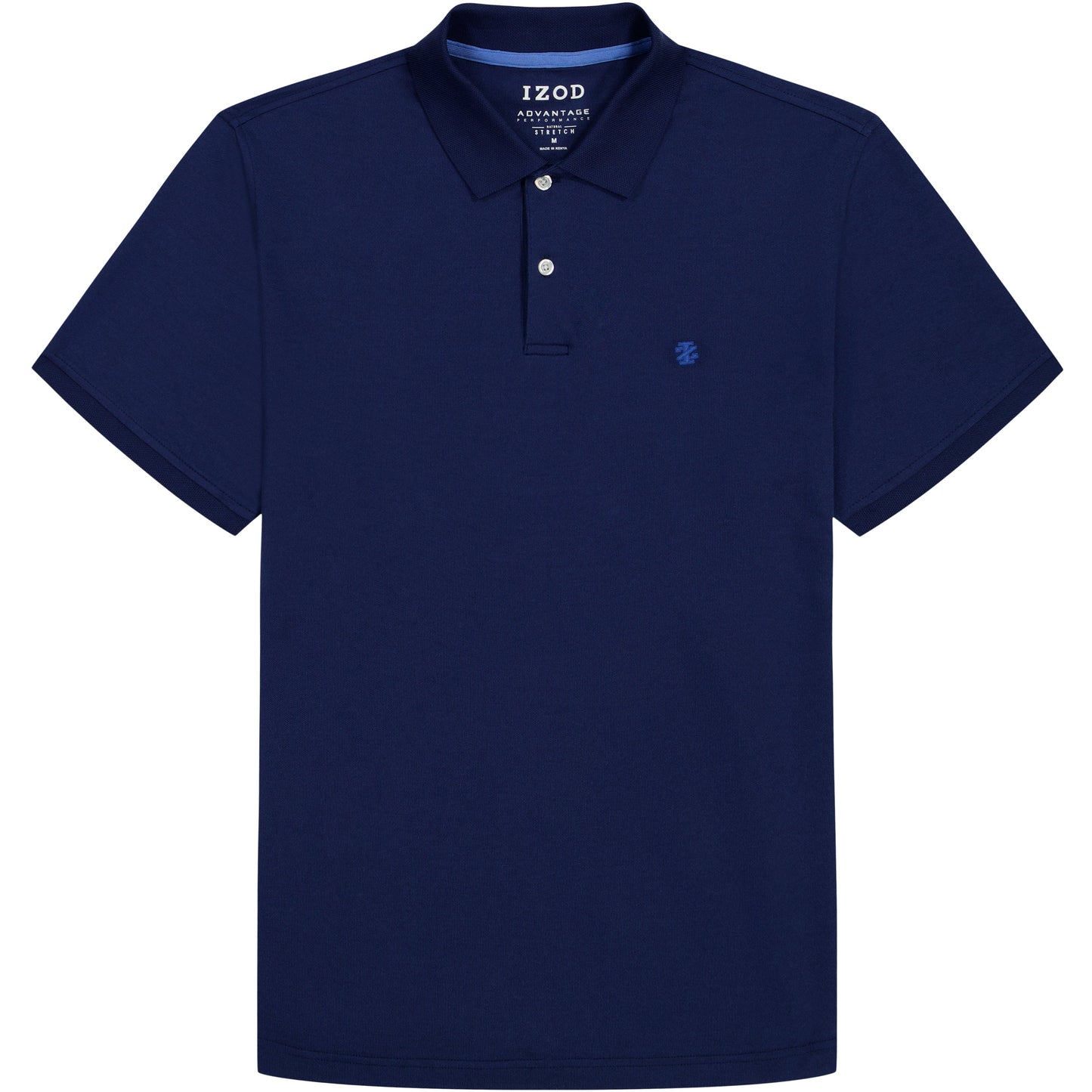 Izod INTERLOCK SHORT SLEEVE POLO - MEDIEVAL BLUE