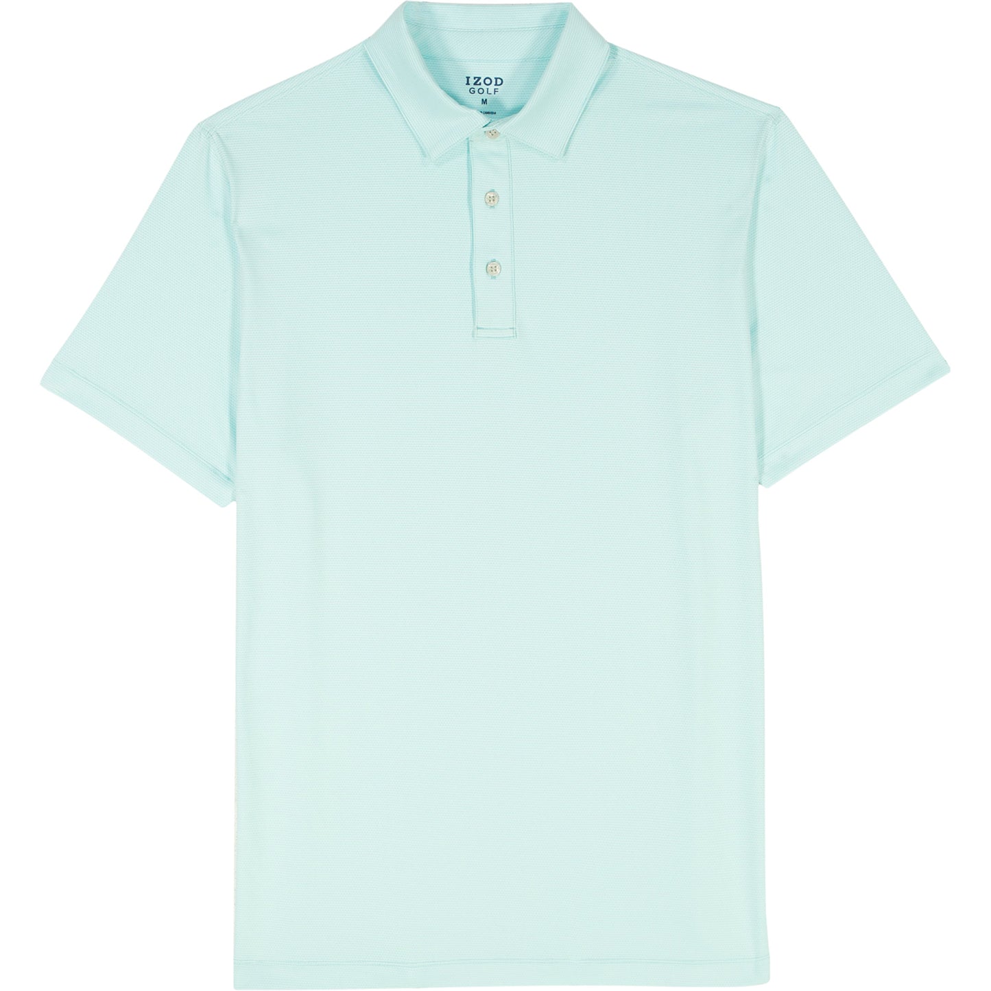 Izod GOLF SWINGFLEX ELITE MESH POLO - TANAGER TURQUOISE