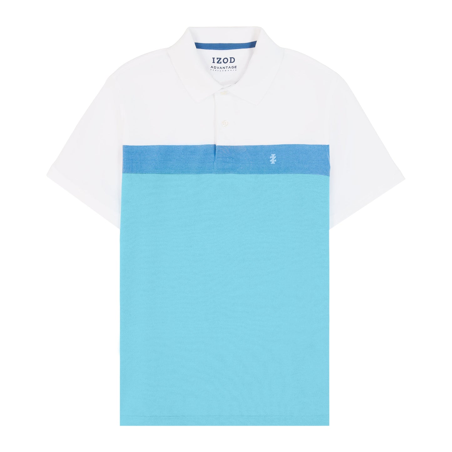 Izod Big & Tall Advantage Performance Stripe Polo Shirt - Bright White