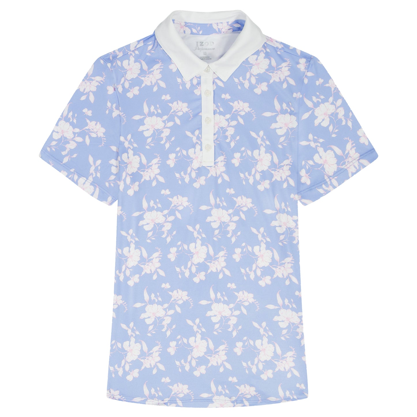 Izod ALLY PRINTED S/S POLO - SERENITY