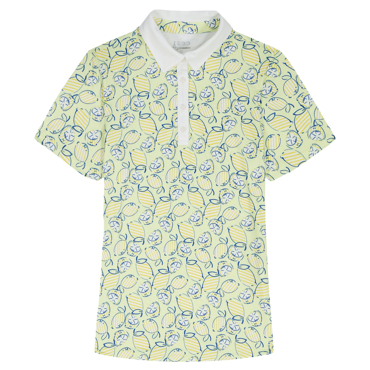 Izod ALLY PRINTED S/S POLO - YARROW