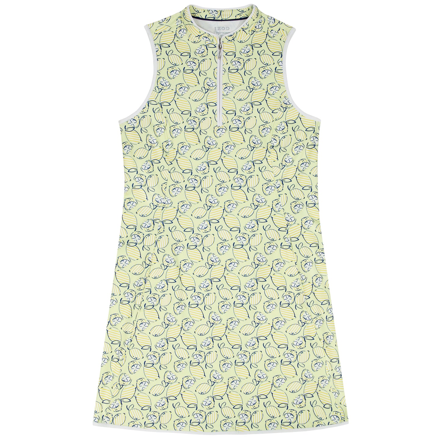 Izod L’ACEY ZIP COURT PRINTED DRESS - YARROW