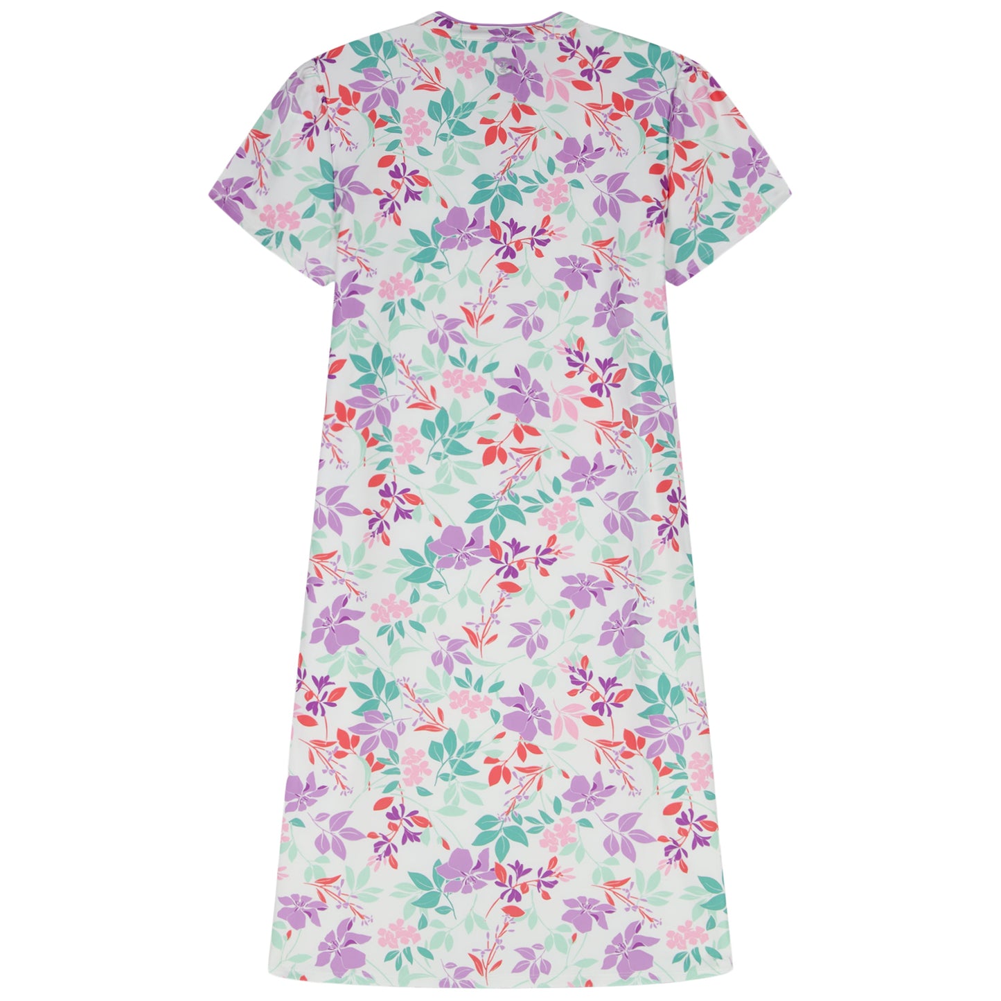 Izod SARA S/S PRINTED DRESS - BRIGHT WHITE
