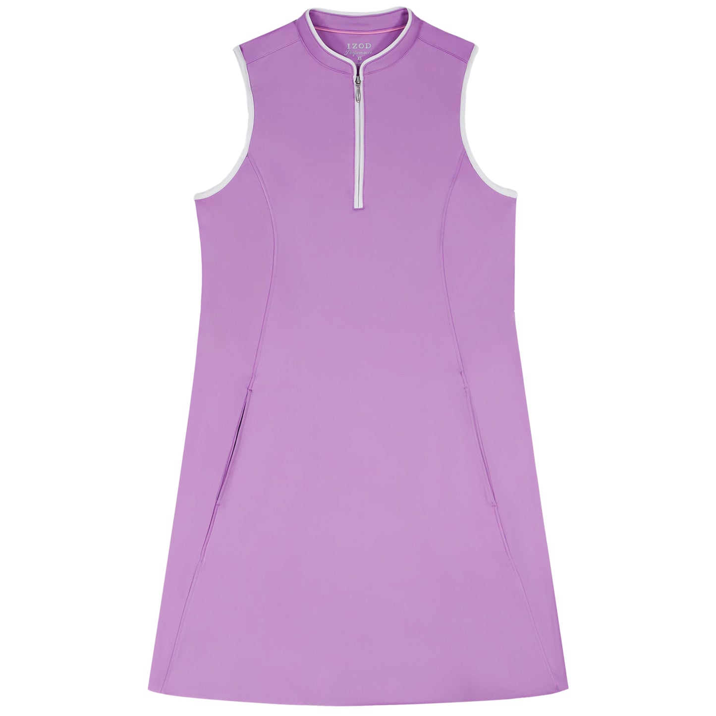 Izod L’ACEY ZIP COURT DRESS - SHEER LILAC