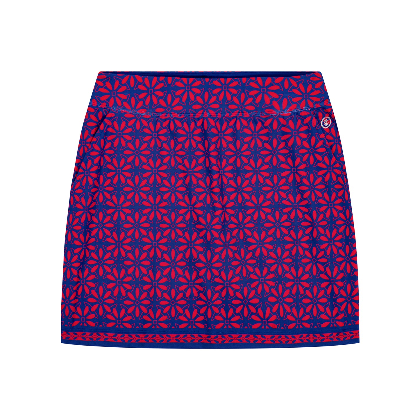 Izod BREE PRINTED SKORT - SODALITE BLUE