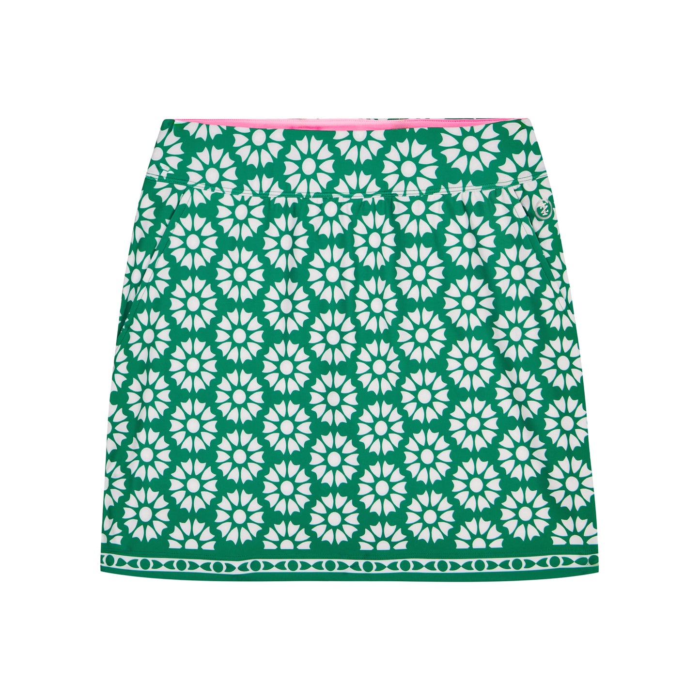 Izod BREE PRINTED SKORT - GREENLAKE