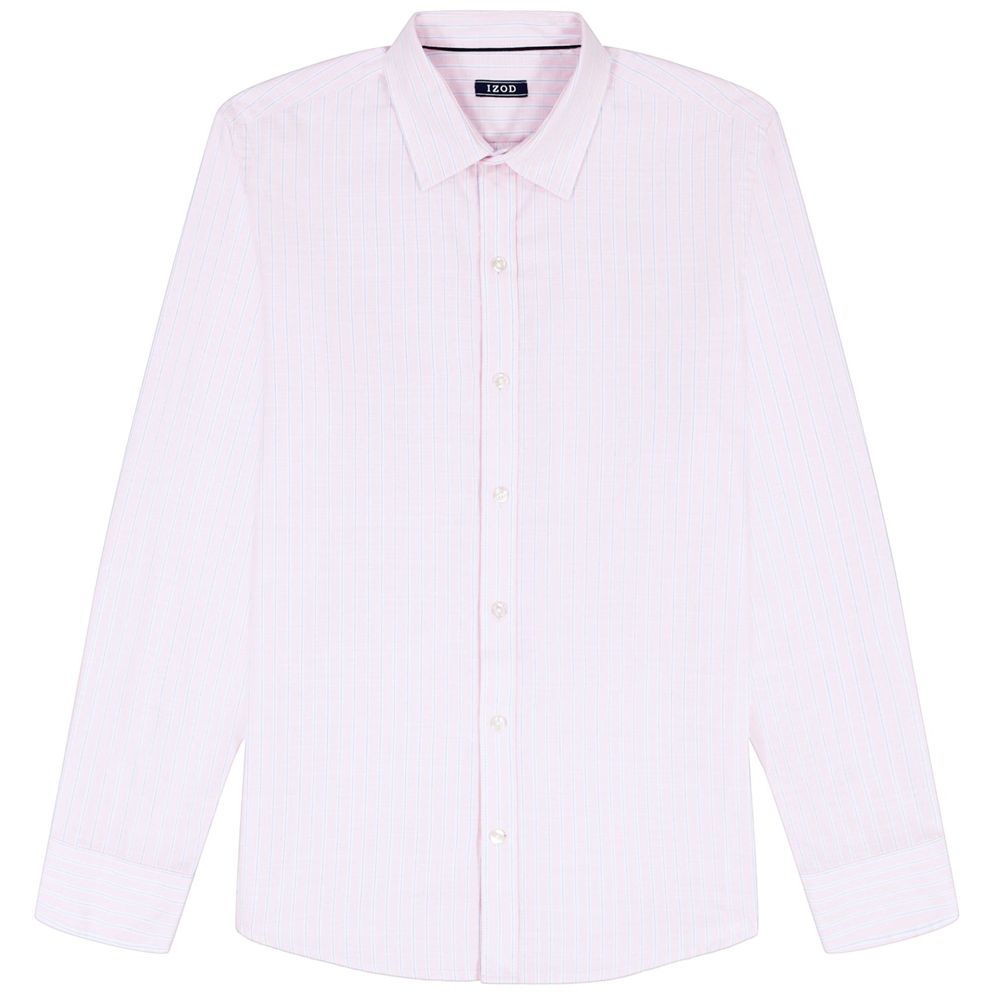 Izod LUXURY SPORT L/S STRIPED SHIRT - ROSE SHADOW