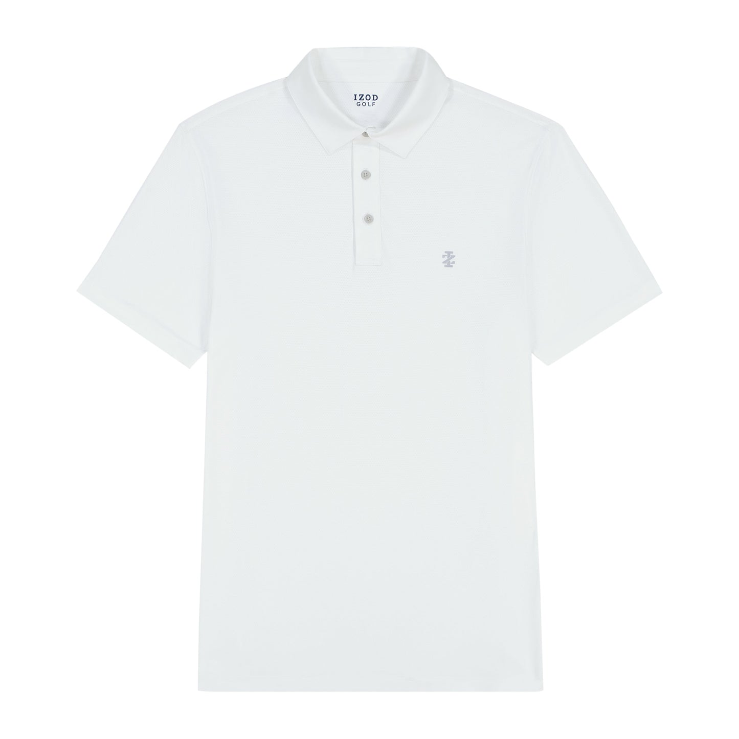 Izod Big & Tall Golf Swingflex Mesh Polo - Bright White