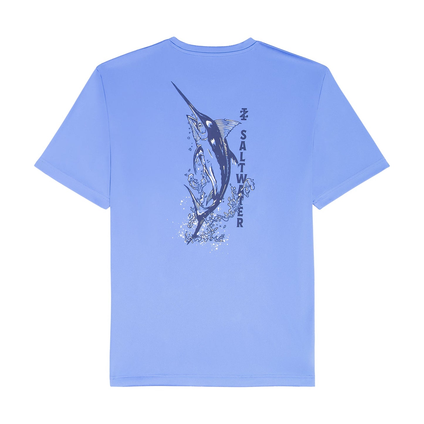 Izod BIG & TALL SALTWATER FISHING GEAR S/S GRAPHIC TEE - REGATTA