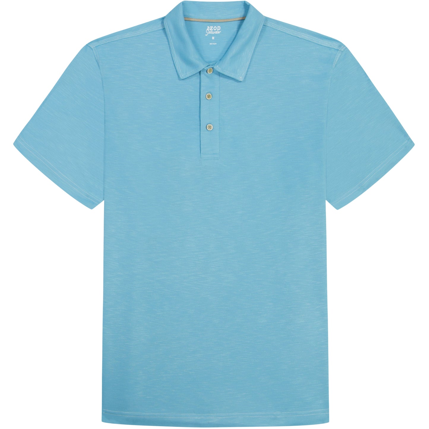 Izod DOCKSIDE S/S SLUB POLO - MILKY BLUE