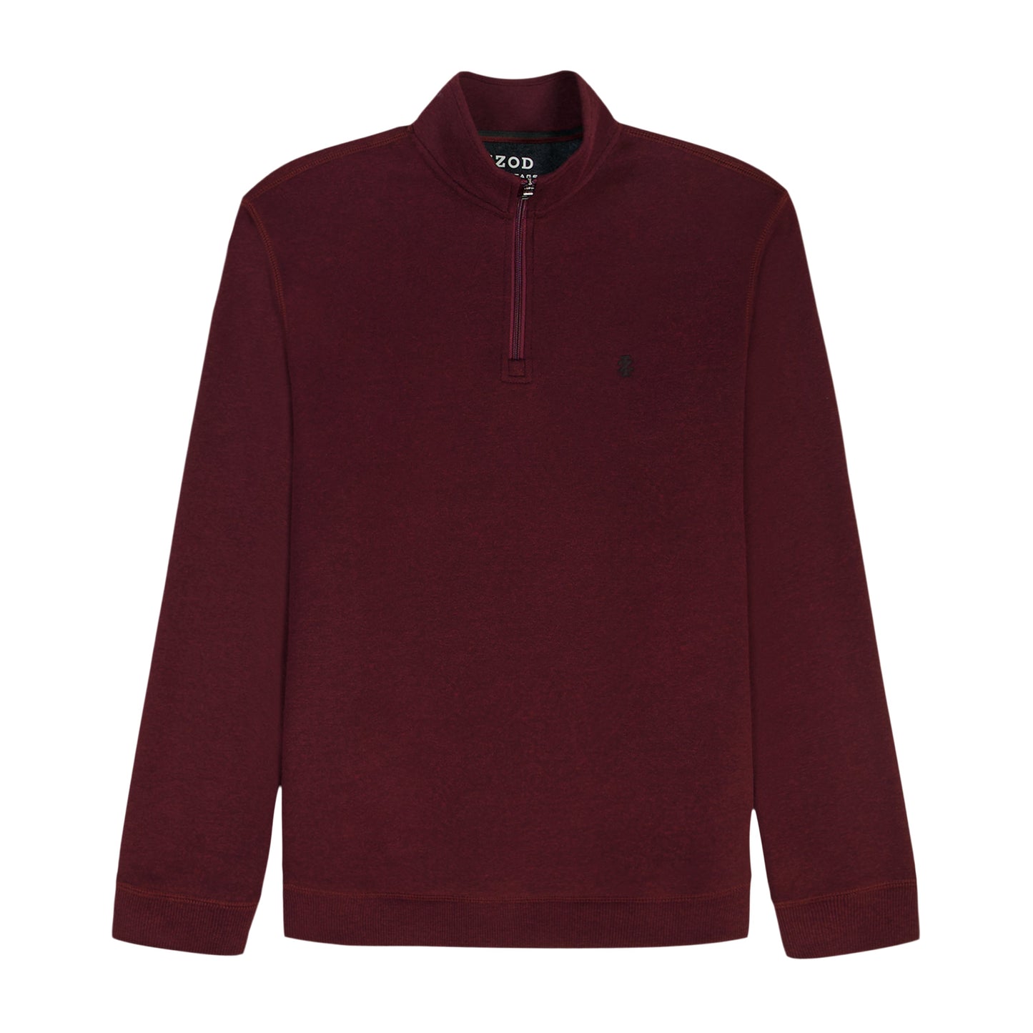 Izod Big & Tall Advantage Performance Quarter Zip Fleece - Velvet Maroon
