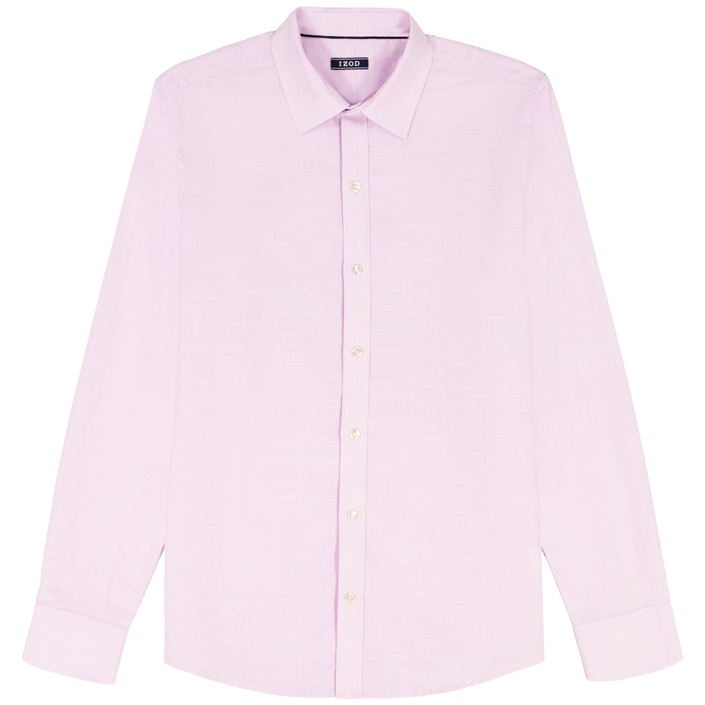 Izod BIG & TALL LUXURY SPORT L/S BUTTON-DOWN SHIRT - PASTEL LILAC