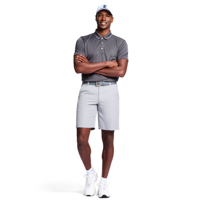 Izod Performance Golf Grid Stretch Polo - Asphalt
