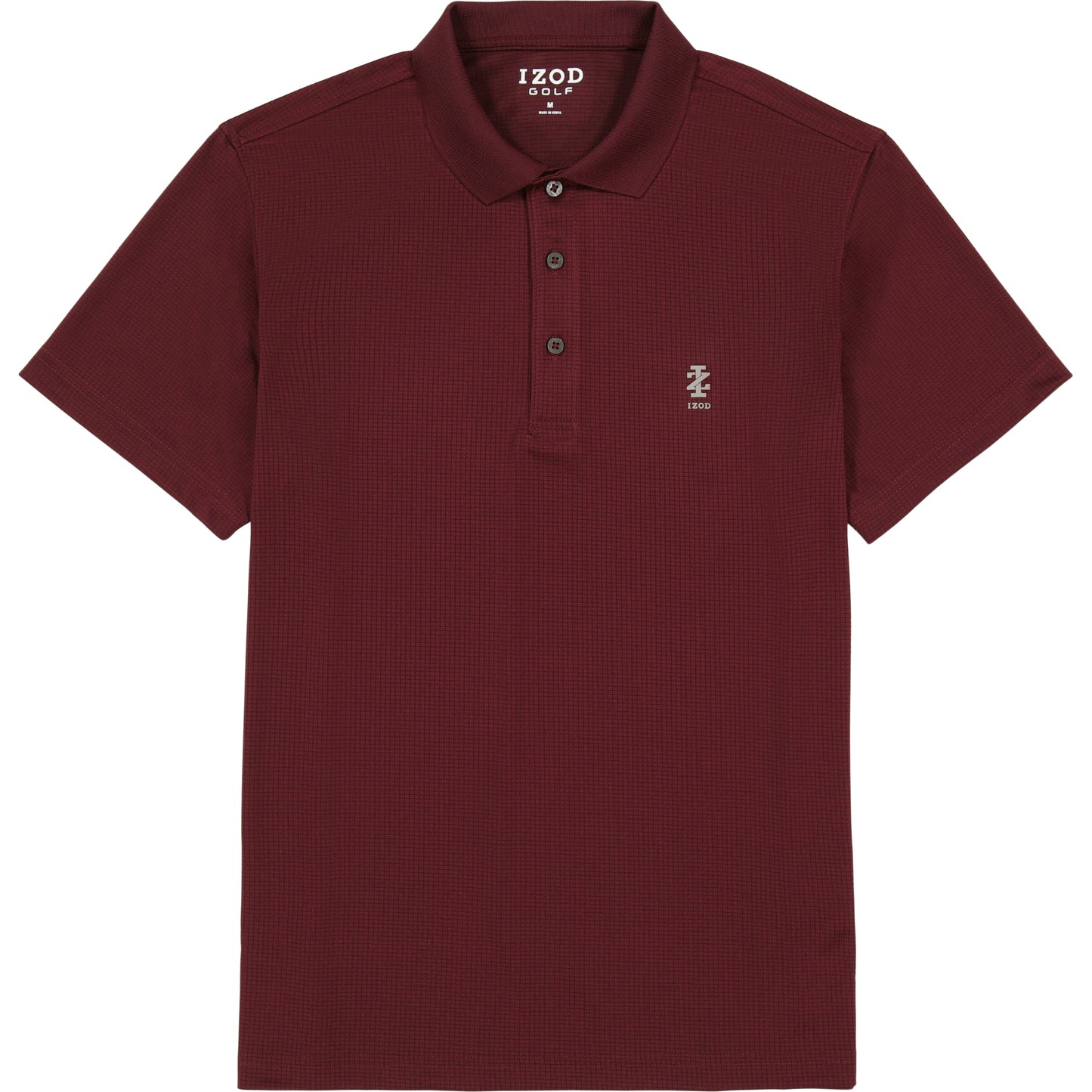 Izod Performance Golf Grid Stretch Polo - Fig