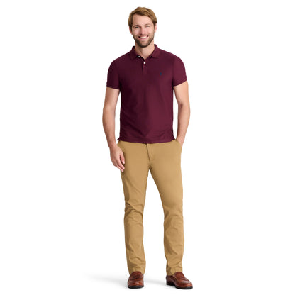 Izod ADVANTAGE PERFORMANCE SHORT-SLEEVE POLO SHIRT FIG