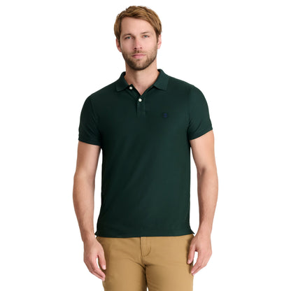 Izod ADVANTAGE PERFORMANCE SHORT-SLEEVE POLO SHIRT WILD FERN