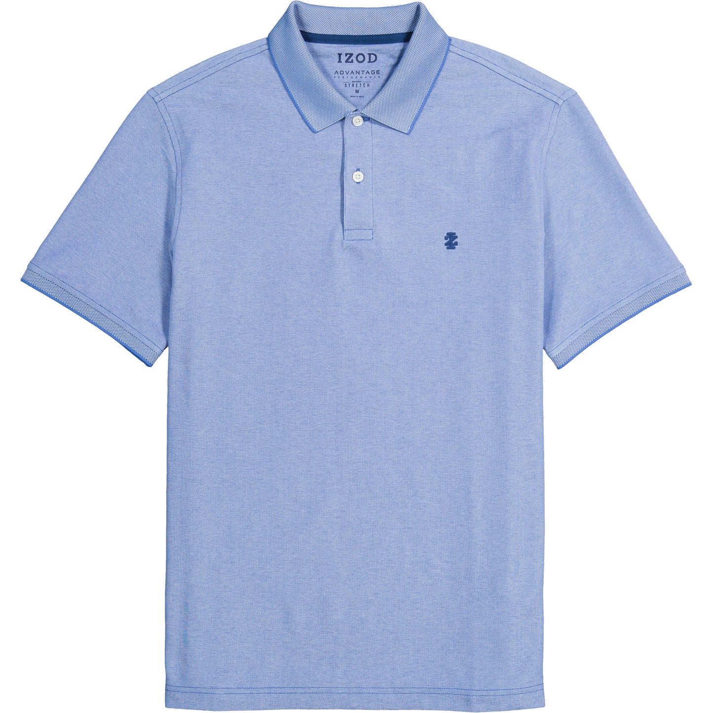 Izod ADVANTAGE PERFORMANCE SHORT-SLEEVE POLO SHIRT BRIGHT COBALT
