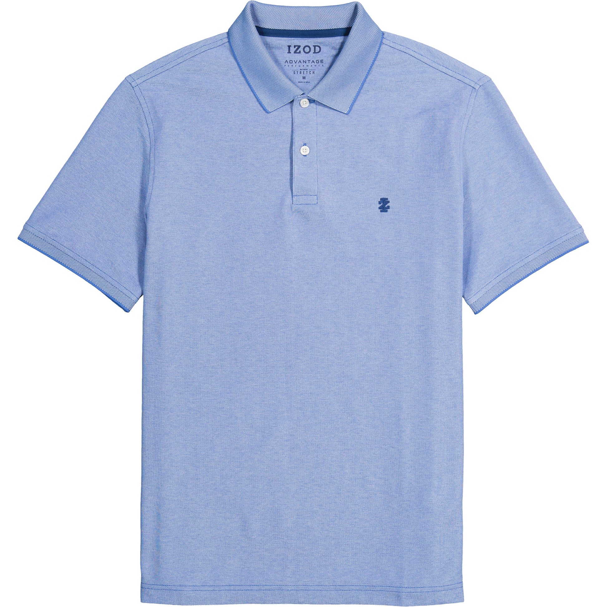 Izod ADVANTAGE PERFORMANCE SHORT-SLEEVE POLO SHIRT BRIGHT COBALT