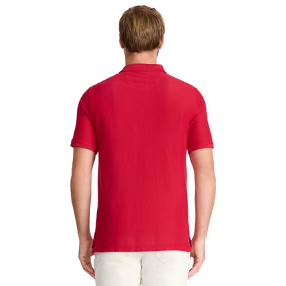 Izod ADVANTAGE PERFORMANCE SHORT-SLEEVE POLO SHIRT REAL RED