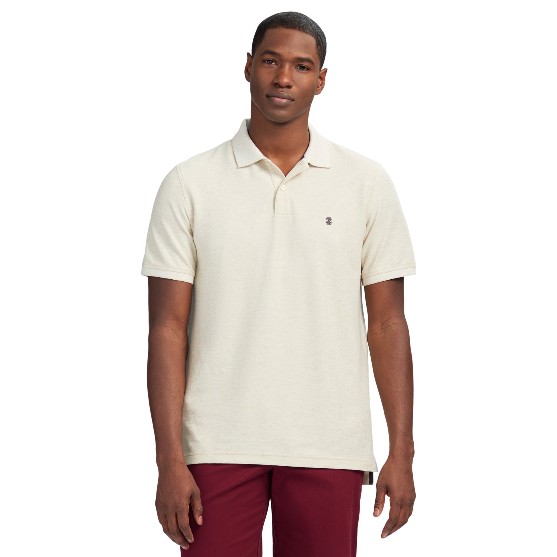 Izod ADVANTAGE PERFORMANCE POLO - ROCK HEATHER