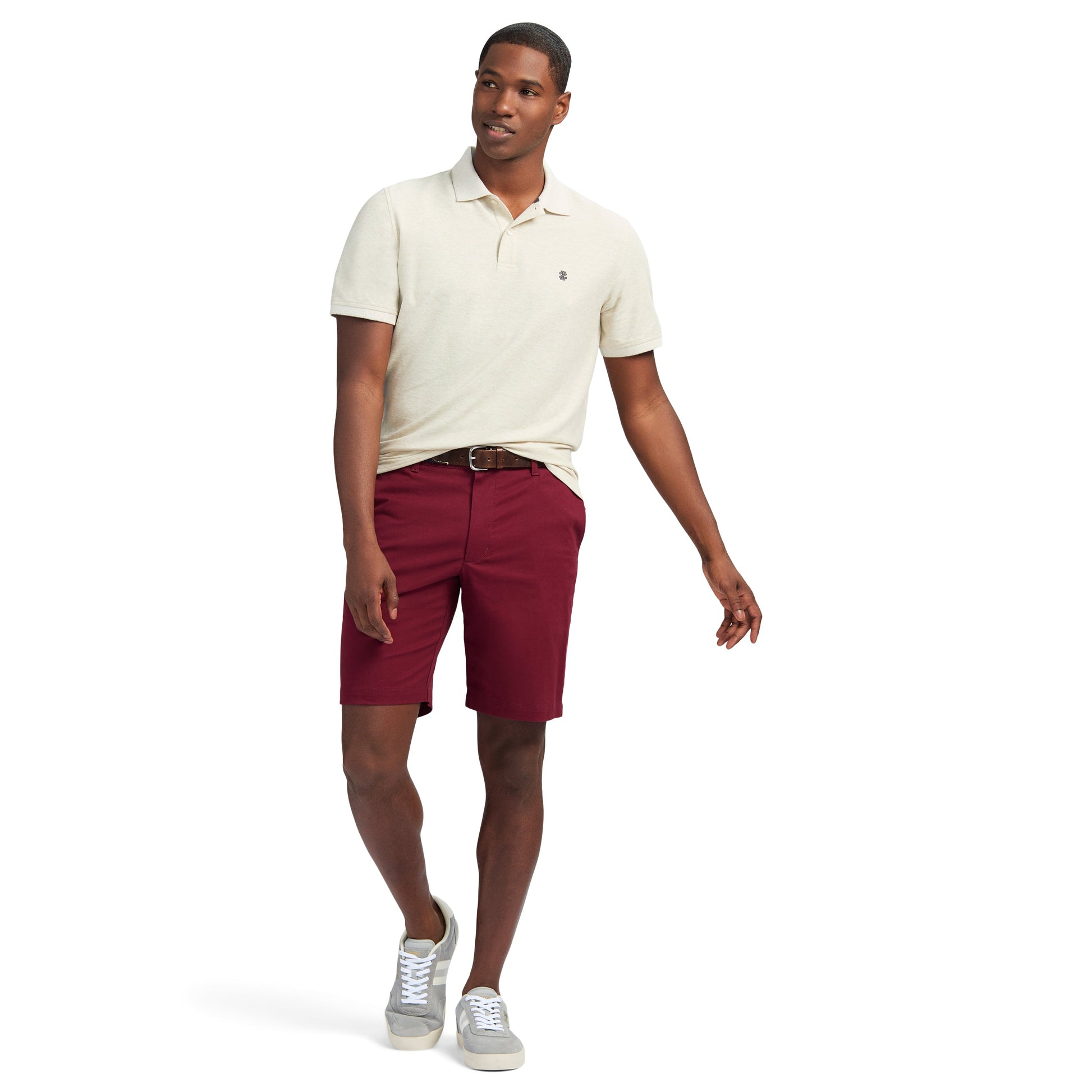 Izod ADVANTAGE PERFORMANCE POLO - ROCK HEATHER