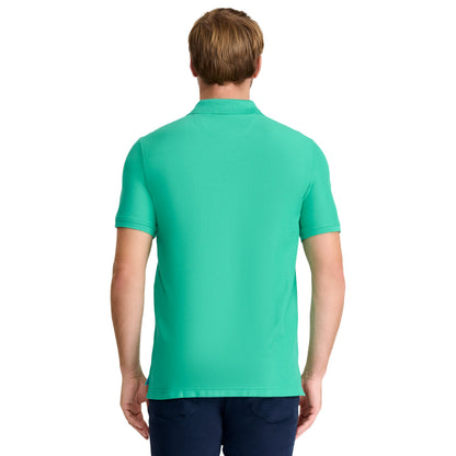 Izod ADVANTAGE PERFORMANCE SHORT-SLEEVE POLO SHIRT SIMPLY GREEN