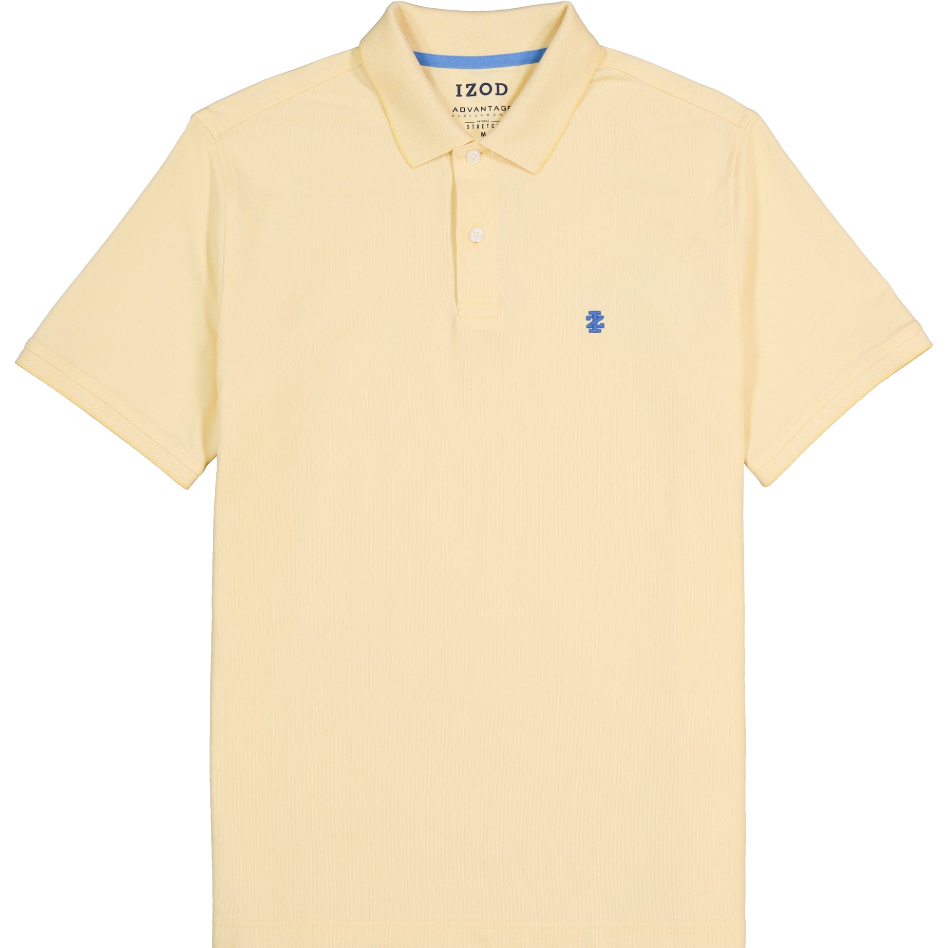 Izod ADVANTAGE PERFORMANCE SHORT-SLEEVE POLO SHIRT LEMON
