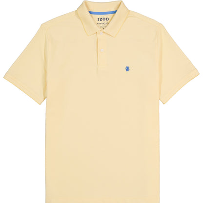 Izod ADVANTAGE PERFORMANCE SHORT-SLEEVE POLO SHIRT LEMON