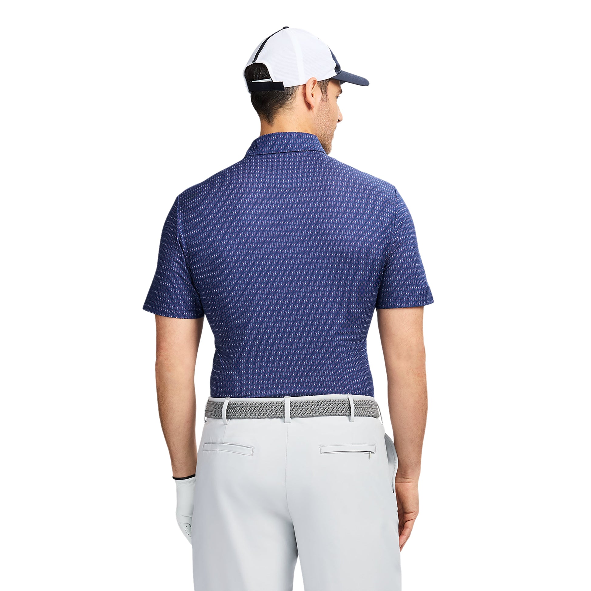 Izod Golf Swingflex Elite Printed Polo - Medieval Blue