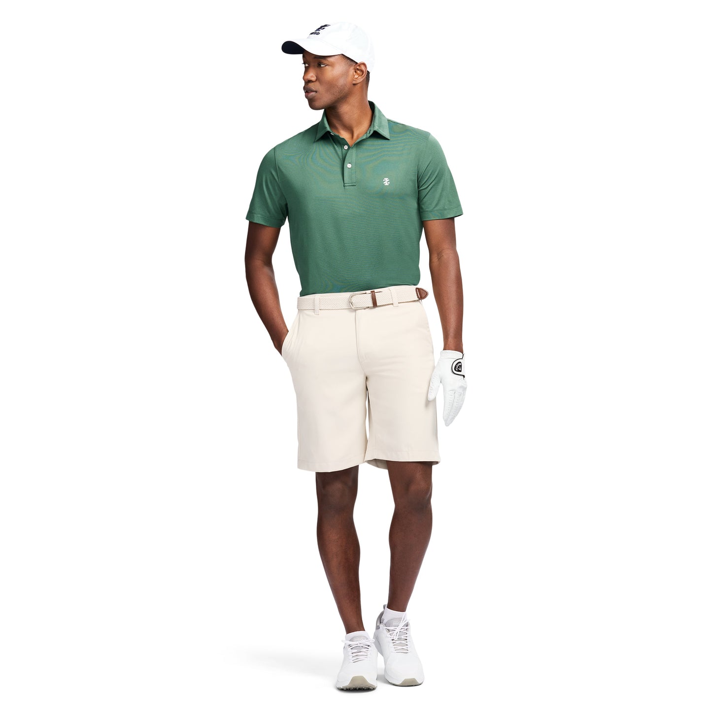 Izod Golf Swingflex Elite Mesh Polo - Trekking Green