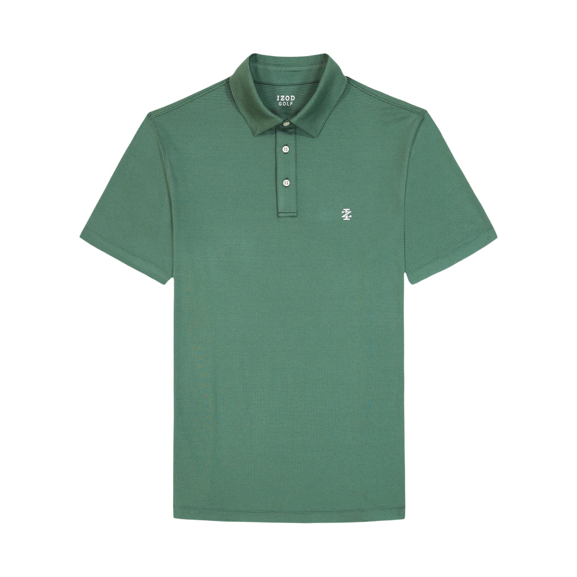 Izod Golf Swingflex Elite Mesh Polo - Trekking Green