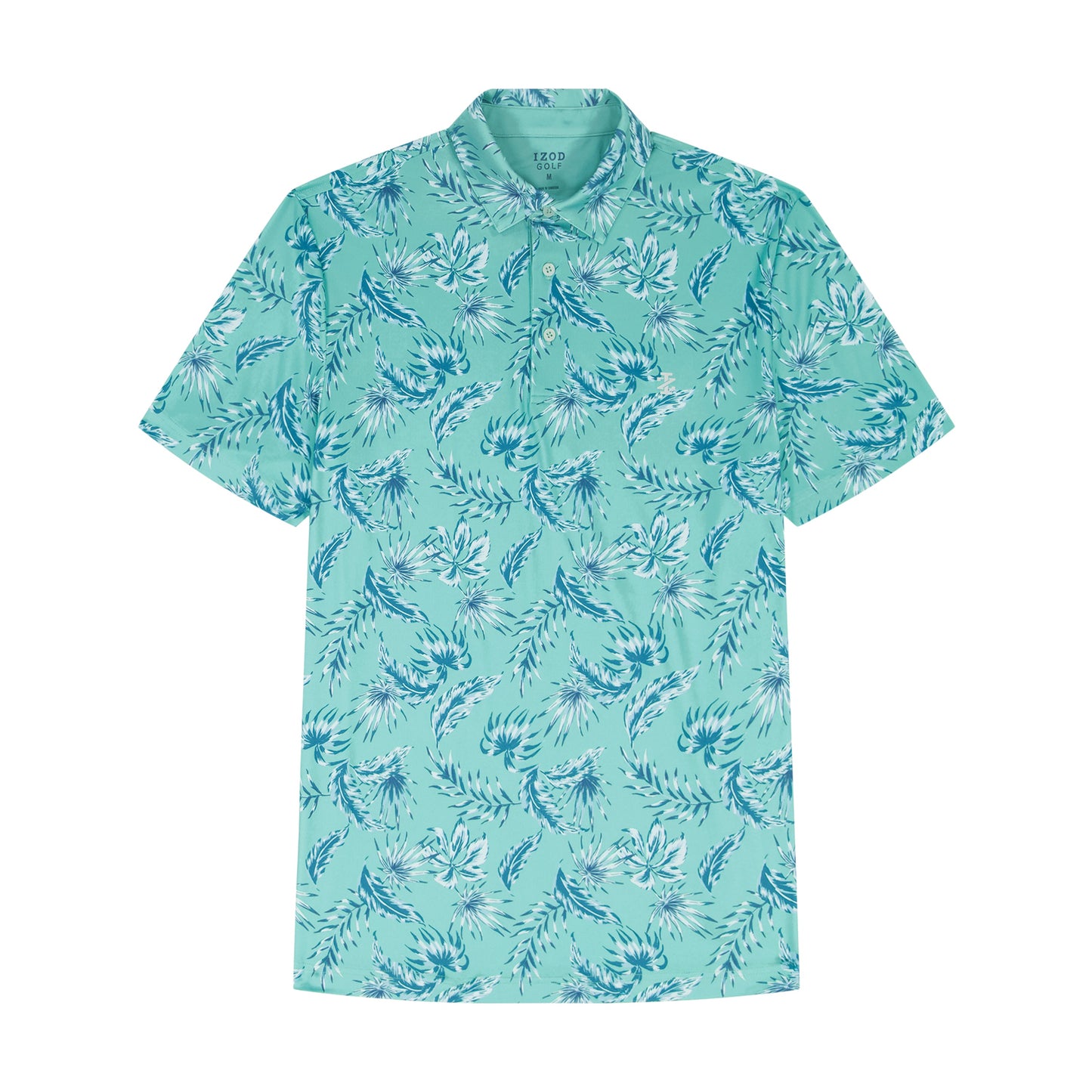 Izod Golf Swingflex Elite Printed Polo - Beryl Green