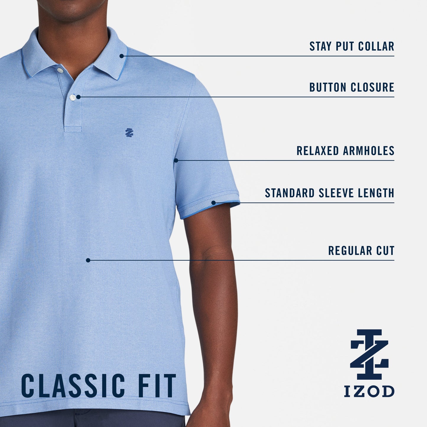Izod Advantage Performance Polo - Plum Perfect