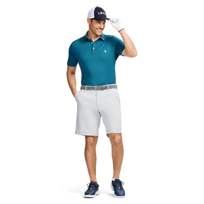Izod Golf Swingflex Elite Mesh Polo - Blue Coral