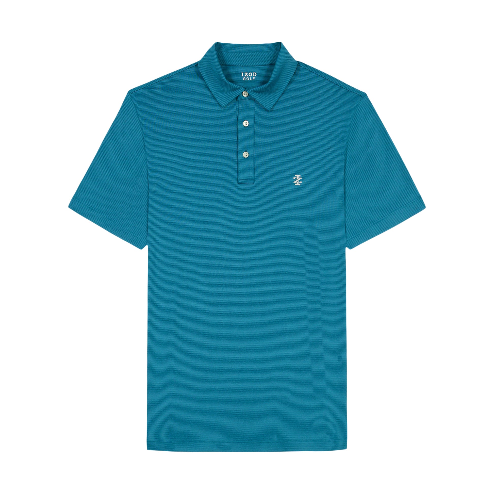 Izod Golf Swingflex Elite Mesh Polo - Blue Coral