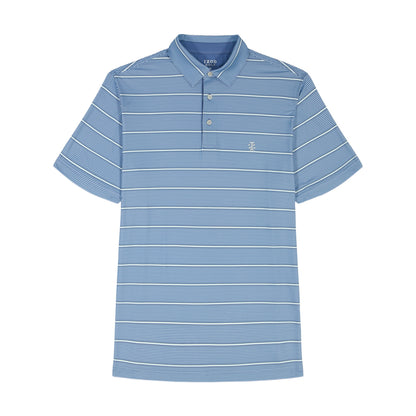 Izod Golf Swingflex Elite Stripe Polo - Moonlight Blue