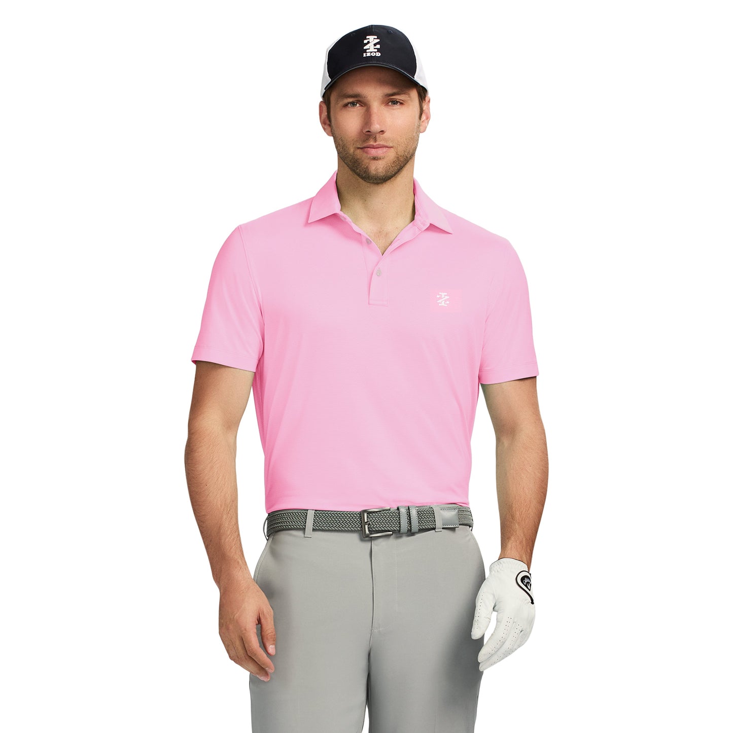 Izod SWINGFLEX PERFORMANCE MESH POLO - PRISM PINK