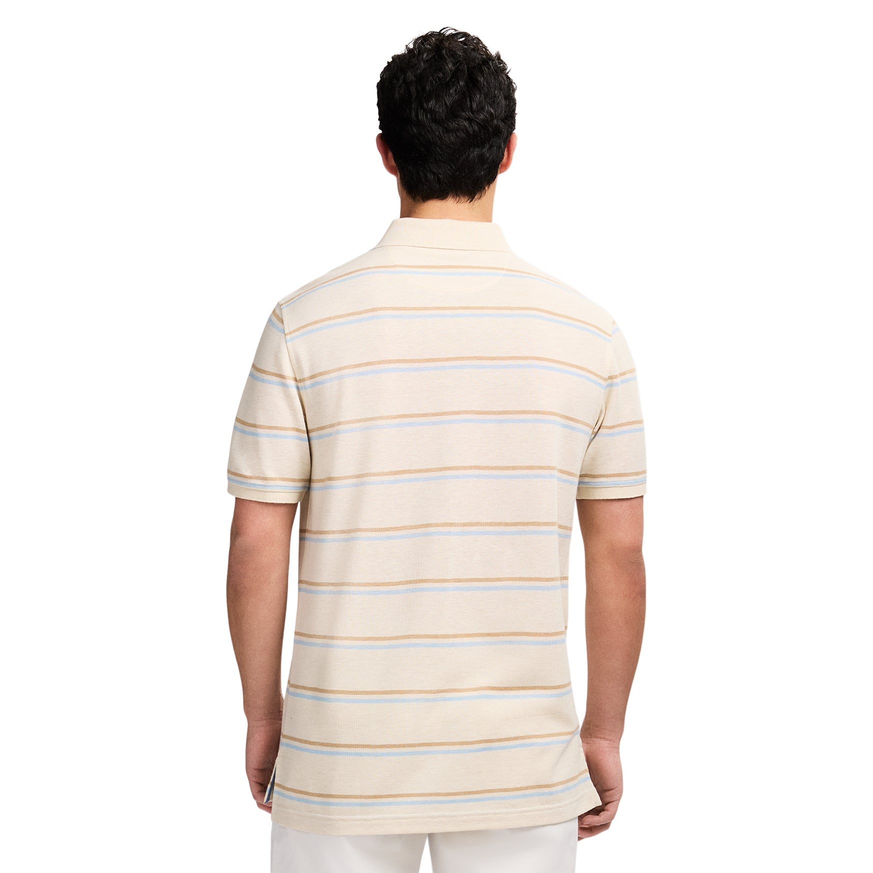 Izod Advantage Performance Striped Polo - Rock Hthr