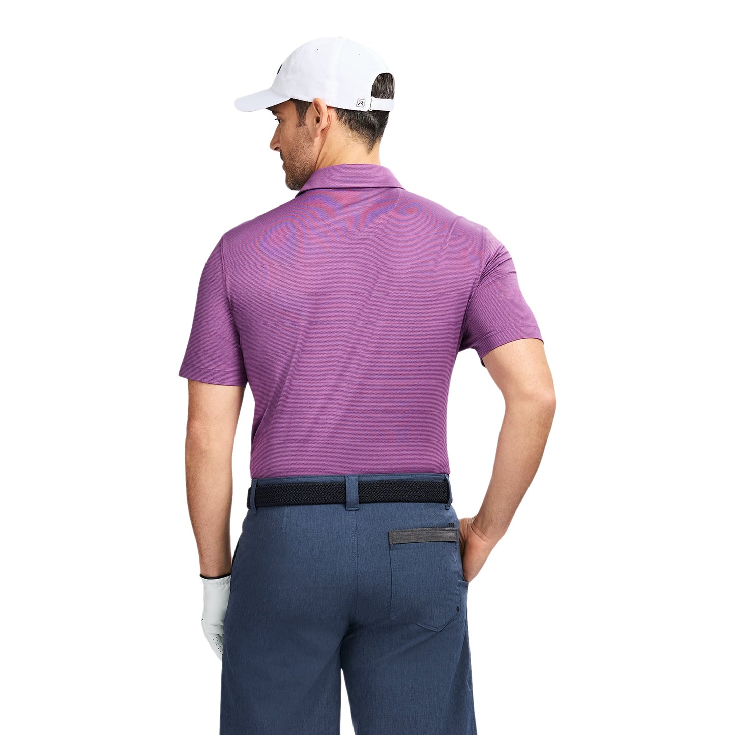 Izod Golf Swingflex Elite Mesh Polo - Sunset Purple