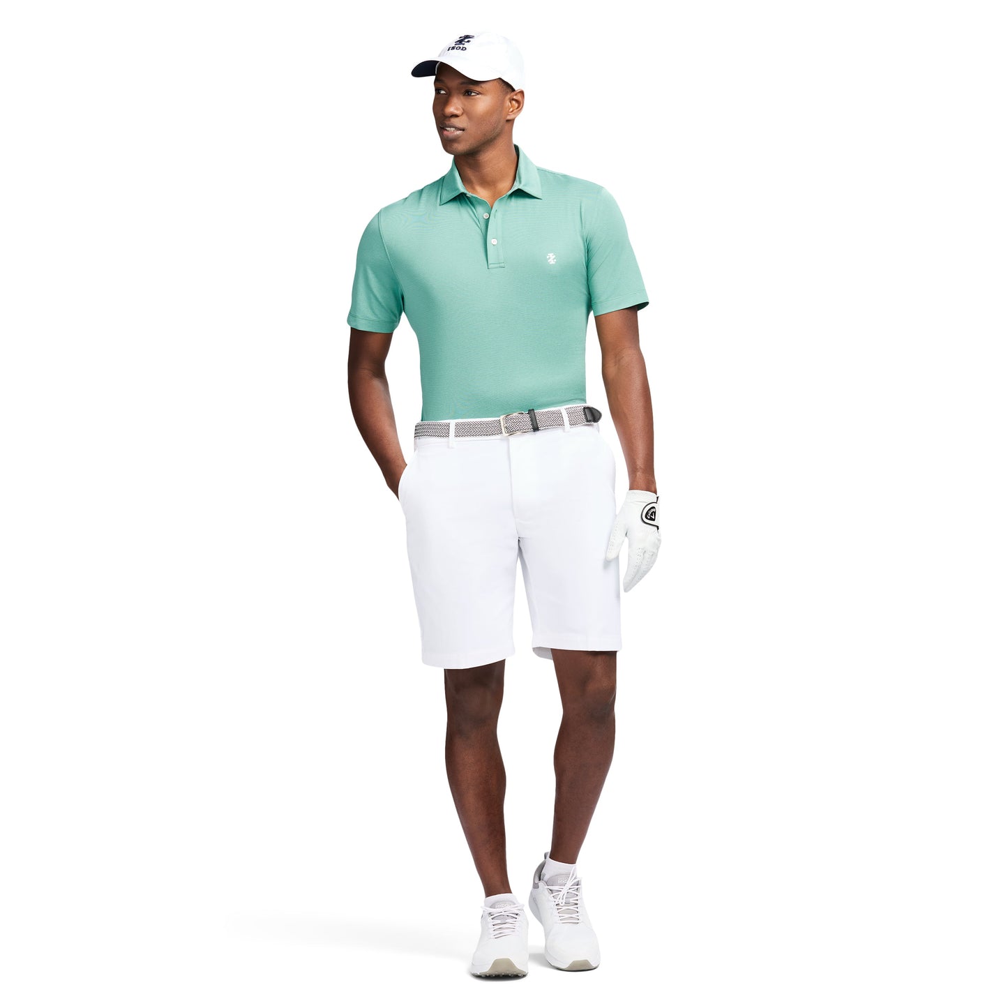 Izod Golf Swingflex Elite Mesh Polo - Beryl Green