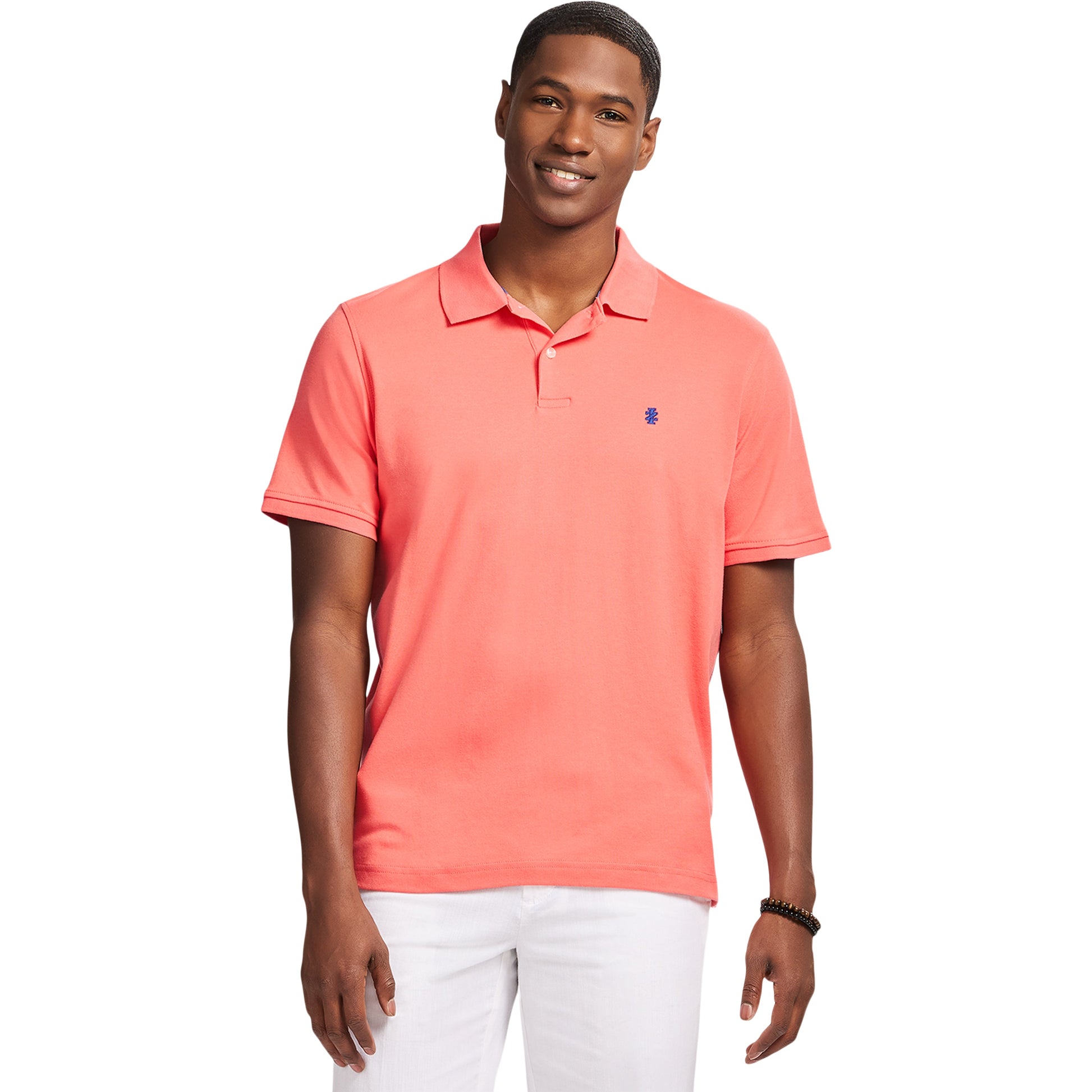 Izod INTERLOCK POLO - PORCELAIN ROSE