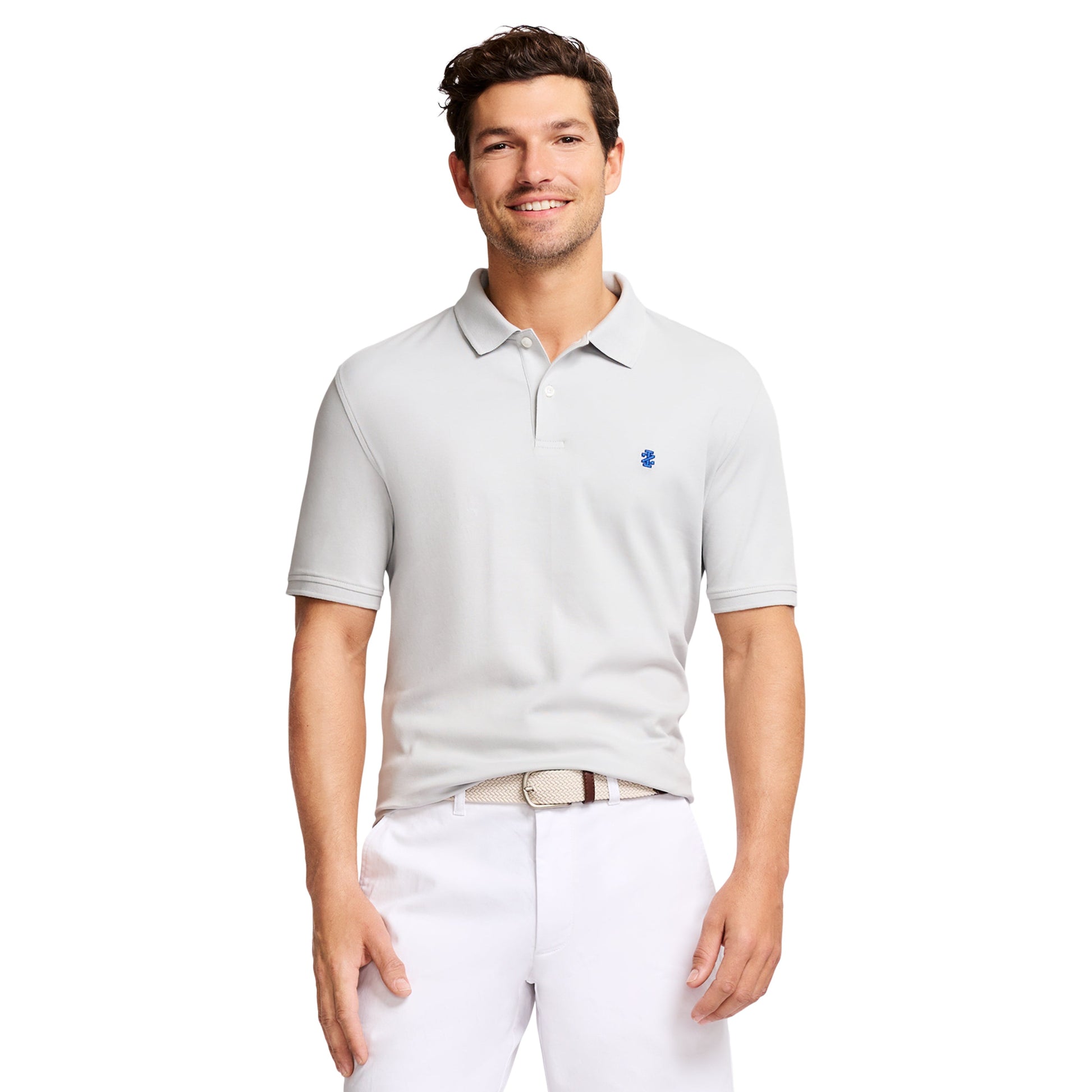 Izod INTERLOCK POLO - HARBOR MIST