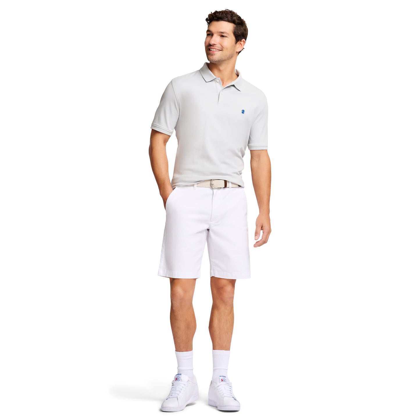 Izod INTERLOCK POLO - HARBOR MIST