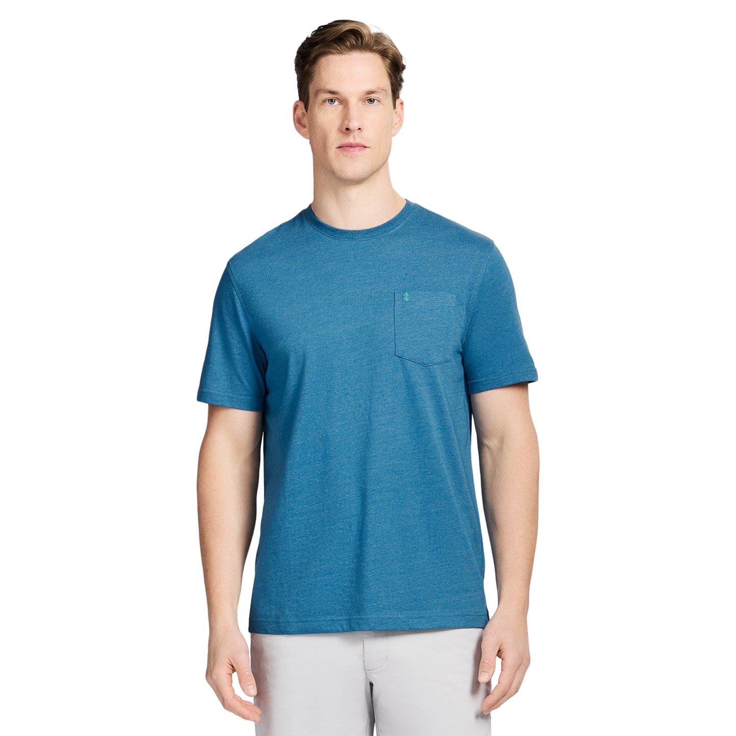 Izod SALTWATER SOFT WASH POCKET CREW - BLUE SAPPHIRE