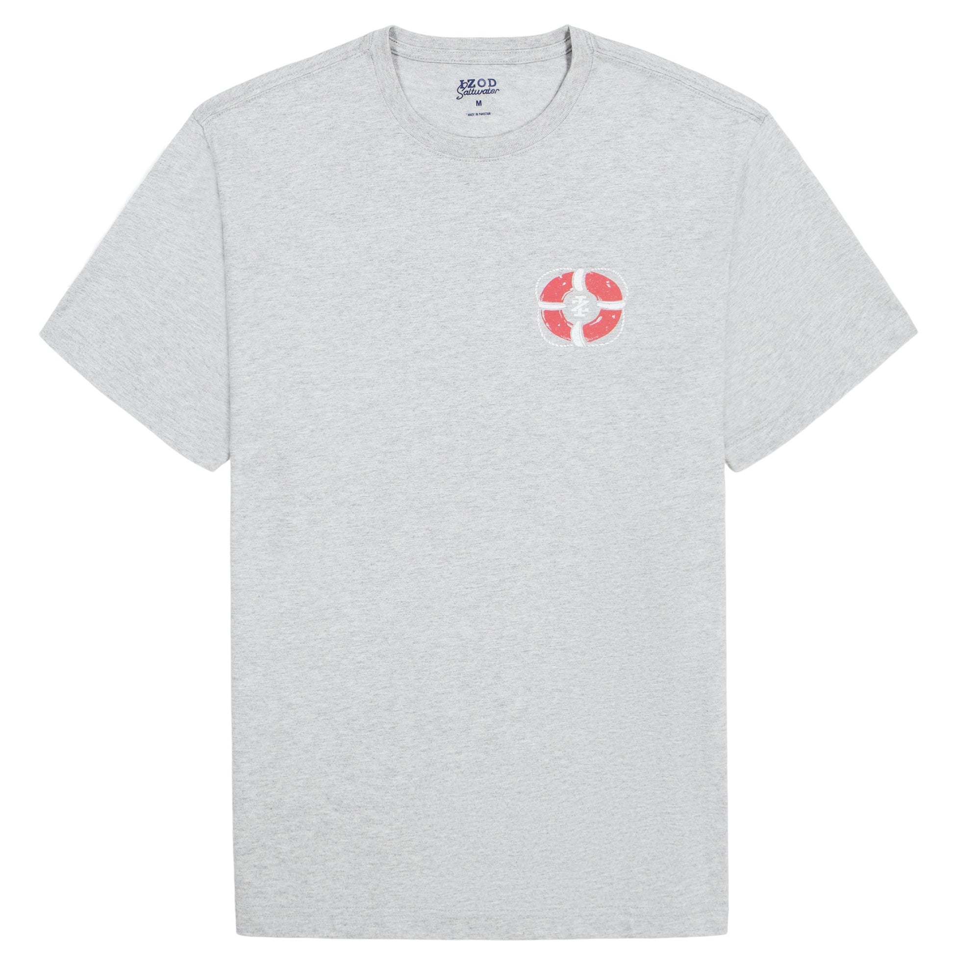 Izod SALTWATER SHORT SLEEVE GRAPHIC TEE - HARBOR MIST