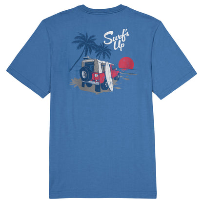 Izod SALTWATER SHORT SLEEVE GRAPHIC TEE - REGATTA